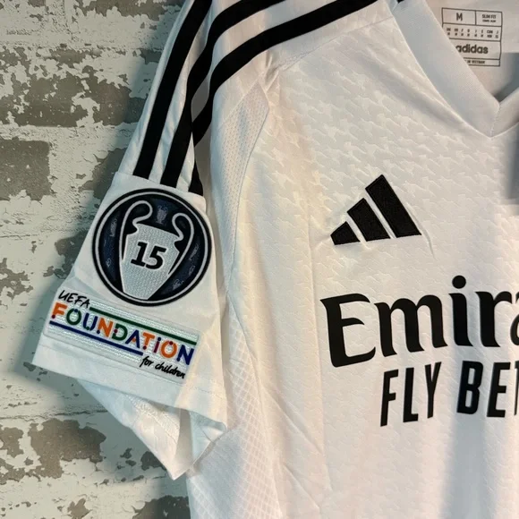 NEW - Adidas White Real Madrid Lester Home Jersey 24/25 - Medium #7